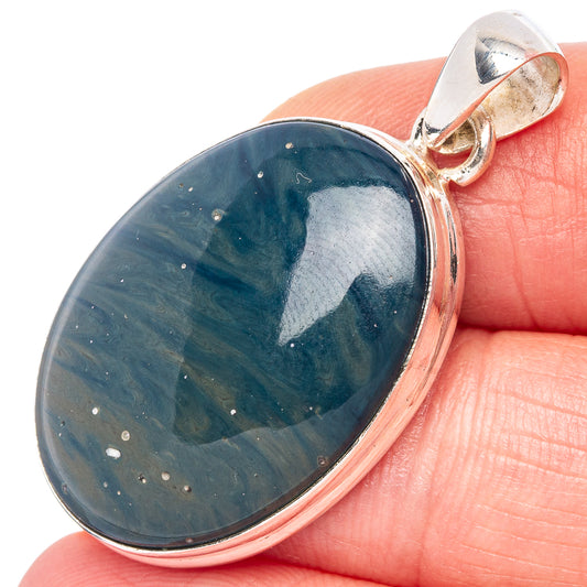 Galaxy Stone Pendant 1 1/2" (925 Sterling Silver) P44005