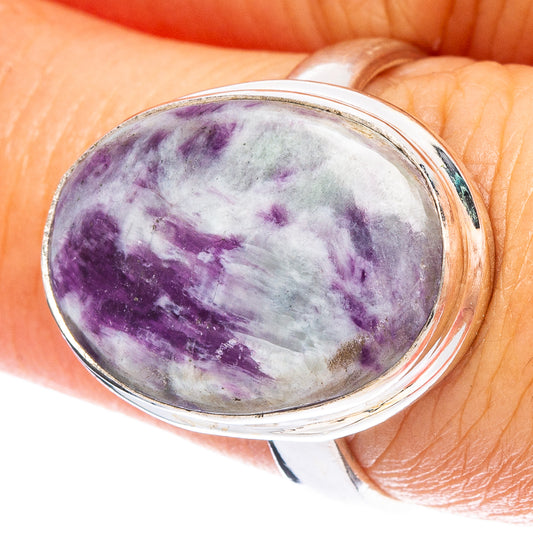 Rare Kammererite Ring Size 7.75 (925 Sterling Silver) R6845