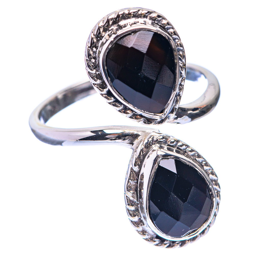 Premium Black Onyx Ring Size 7.75 (925 Sterling Silver) R141802