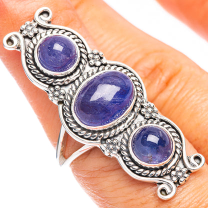 Signature Natural Tanzanite Ring Size 6.75 (925 Sterling Silver) R1797