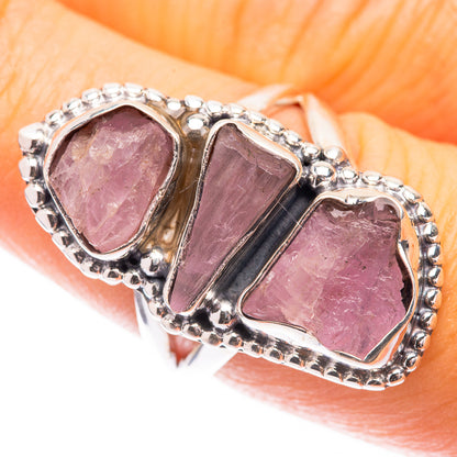 Raw Kunzite Ring Size 7.25 (925 Sterling Silver) R141584