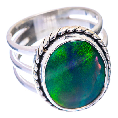 Aura Opal Ring Size 6.5 (925 Sterling Silver) R140928
