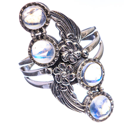 Rainbow Moonstone Ring Size 9.5 (925 Sterling Silver) R143110