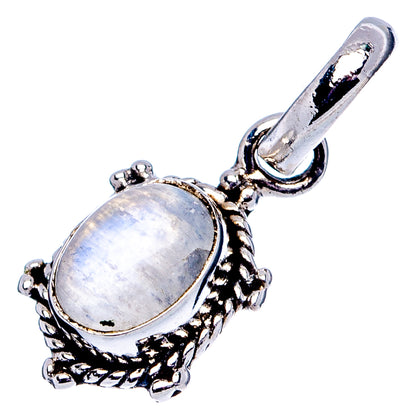 Amethyst Dainty Pendant 7/8" (.925 Sterling Silver)