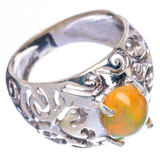 Rare Ethiopian Opal Ring Size 6 (925 Sterling Silver) R145948