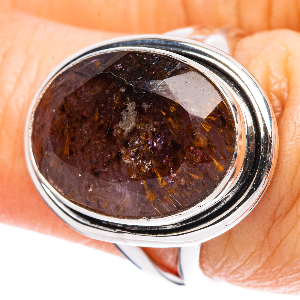 Rare Cacoxenite 925 Sterling Silver Ring Size 7 (925 Sterling Silver) R3858