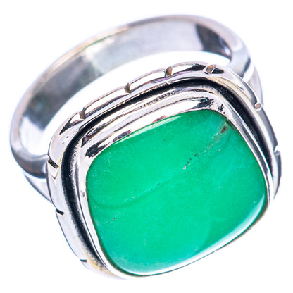 Chrysoprase 925 Sterling Silver Ring Size 5 (925 Sterling Silver) R3903