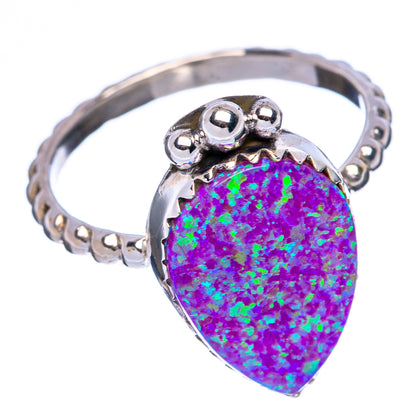 Synthetic Opal Ring Size 8 (925 Sterling Silver) R146129