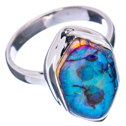 Rare Sterling Opal Ring Size 7.25 (925 Sterling Silver) R2830