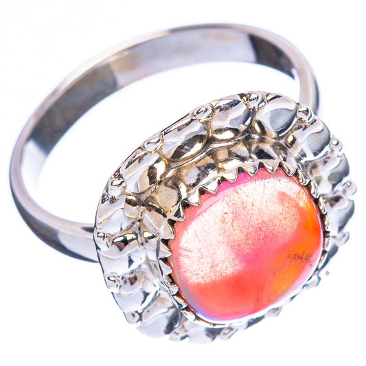 Aura Opal Ring Size 8.25 (925 Sterling Silver) R4584