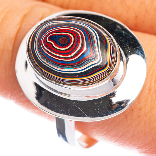 Fordite Ring Size 11.75 (925 Sterling Silver) R144253