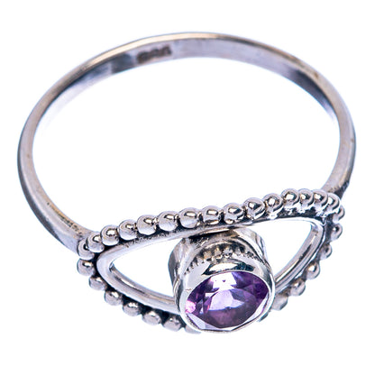 Amethyst Dainty Ring Size 7.75 (925 Sterling Silver) R145402
