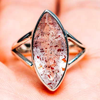 Premium Faceted Lepidocrocite Ring Size 6.75 (.925 Sterling Silver)