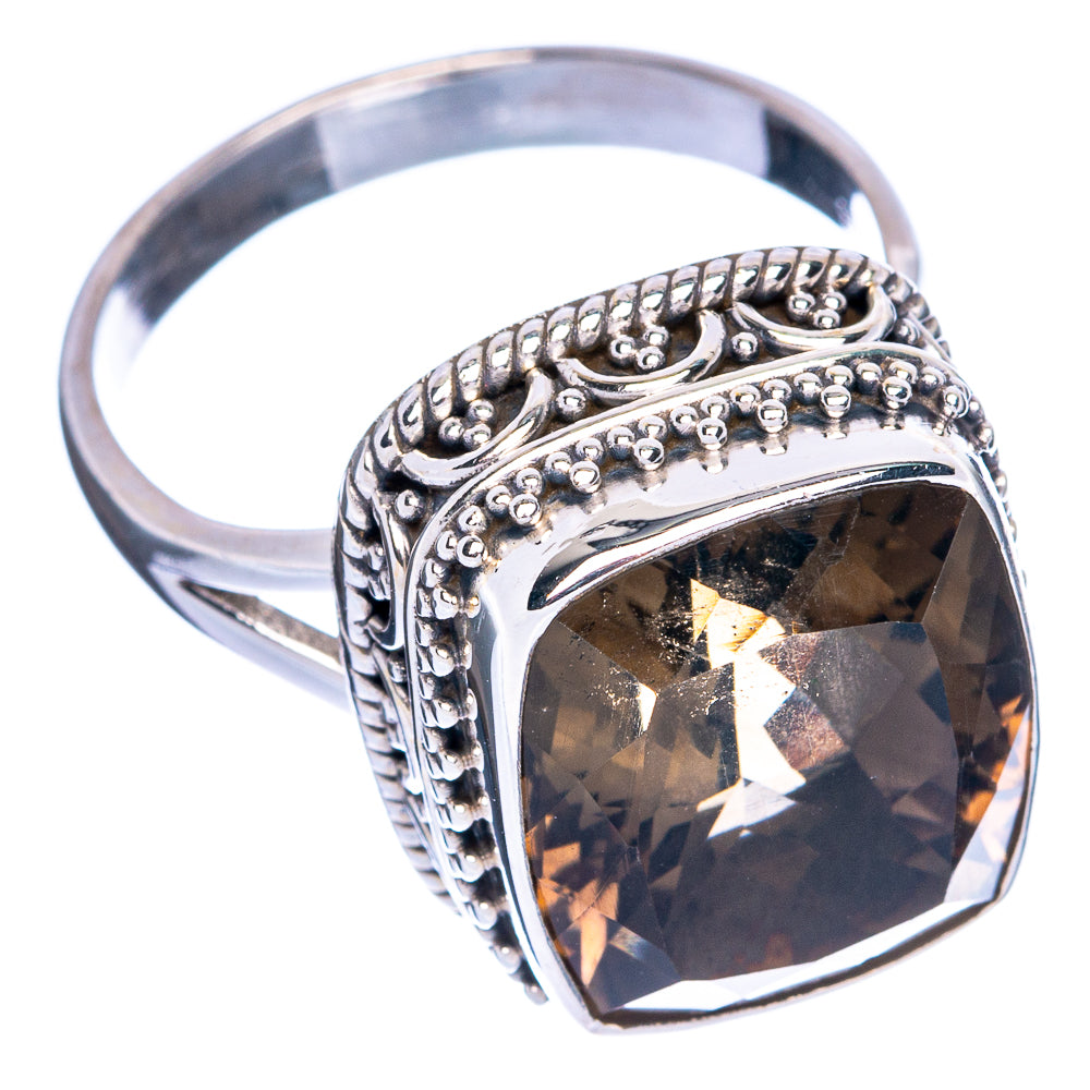 Smoky Quartz Ring Size 10.75 (925 Sterling Silver) R144451