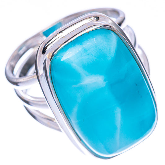 Larimar Ring Size 5.75 (925 Sterling Silver) R1684