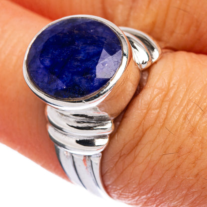 Blue Sillimanite Ring Size 7.75 (925 Sterling Silver) R146340
