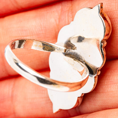 Mohave Turquoise Ring Size 8 Adjustable (.925 Sterling Silver)