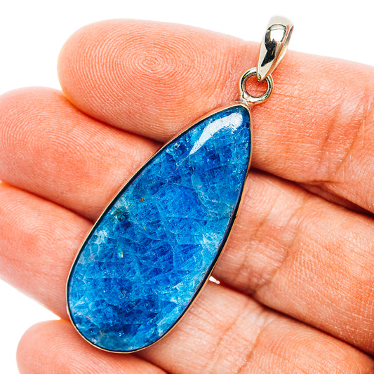Apatite Pendant 2 1/8" (German Silver)