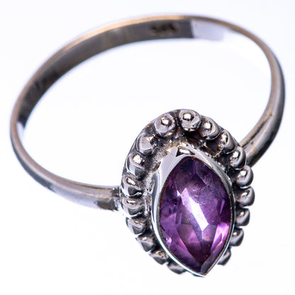Faceted Amethyst Dainty Ring Size 7.5 (925 Sterling Silver) R145190