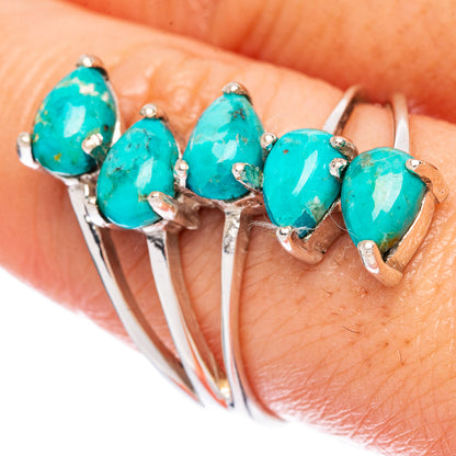 Chrysocolla Ring Size 9 (925 Sterling Silver) R2770