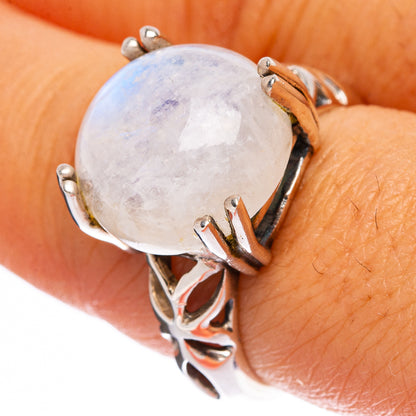 Rainbow Moonstone Ring Size 7.75 (925 Sterling Silver) R146267