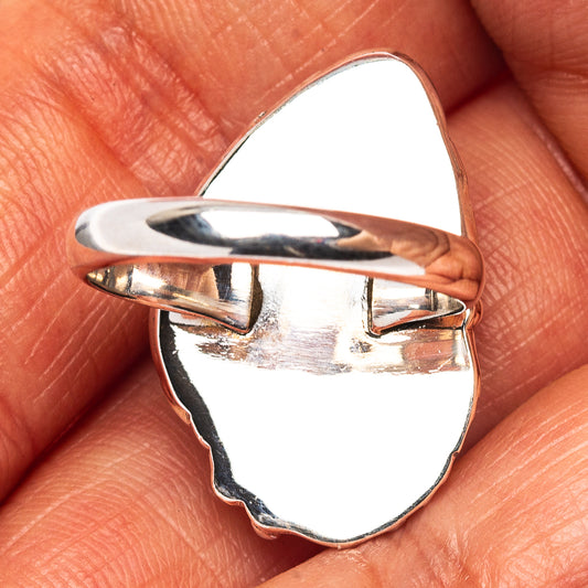 Pink Triplet Opal Ring Size 7 (.925 Sterling Silver)
