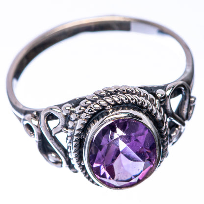 Faceted Amethyst Dainty Ring Size 5 (925 Sterling Silver) R145228