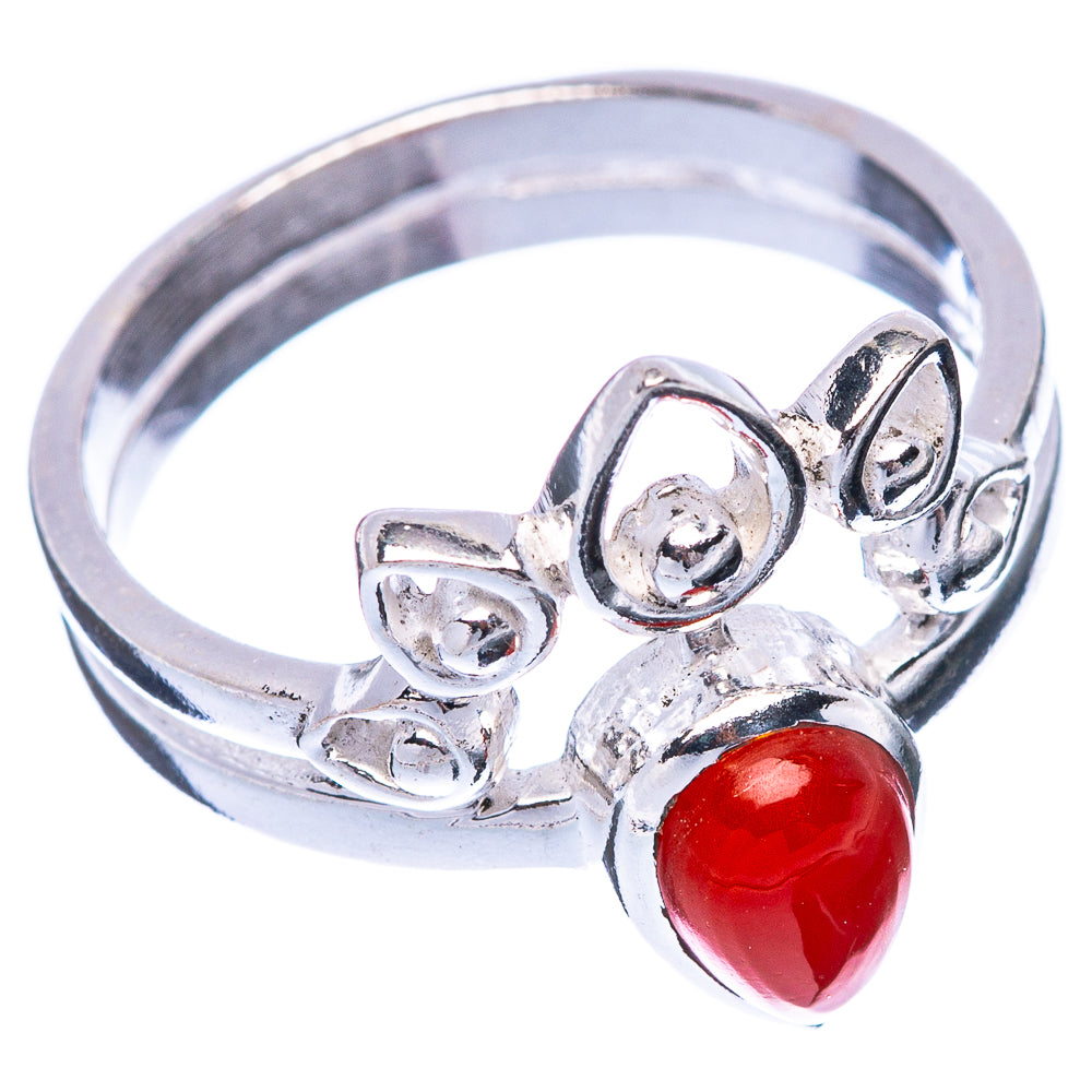 Carnelian Ring Size 6.75 (925 Sterling Silver) R5507