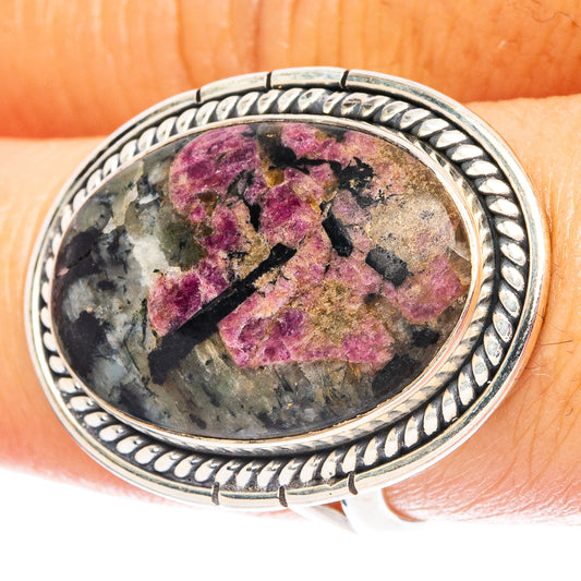 Russian Eudialyte 925 Sterling Silver Ring Size 7.75 (925 Sterling Silver) R6155