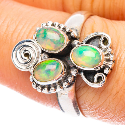 Rare Ethiopian Opal Ring Size 8.25 (925 Sterling Silver) R4369