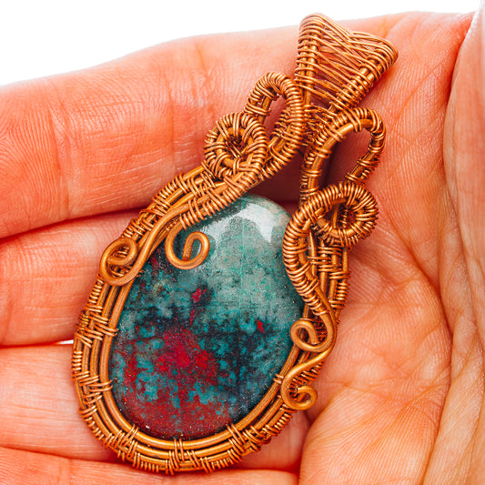 Sonora Sunrise Wire Wrap Pendant 2 1/4" (Copper)