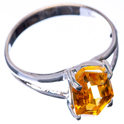 Faceted Citrine Ring Size 9 (925 Sterling Silver) R145122
