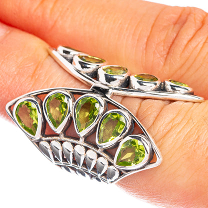 Large Peridot Ring Size 5.5 (925 Sterling Silver) R144335