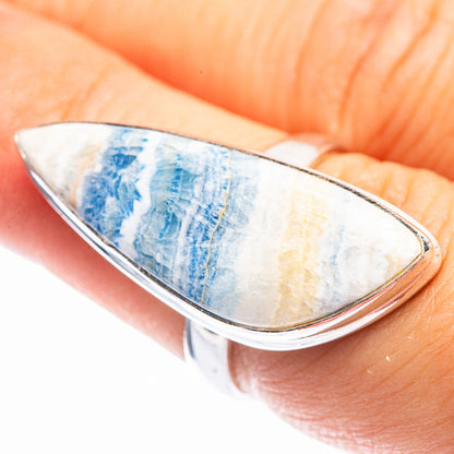 Blue Scheelite Ring Size 6 (925 Sterling Silver) R142029