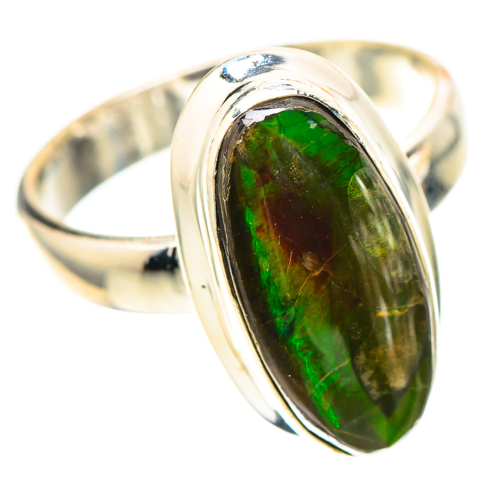 Canadian Ammolite 925 Sterling Silver Ring Size 6.25 (925 Sterling Silver) RING139418