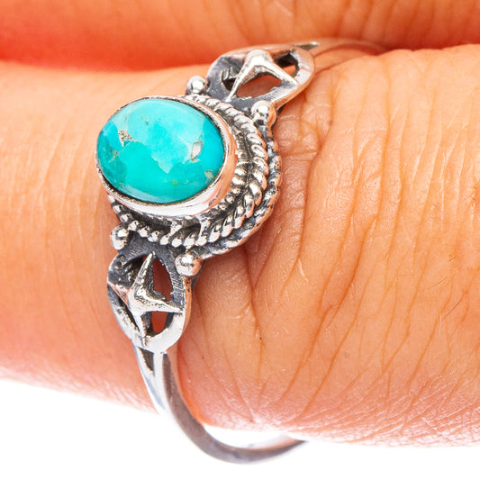 Value Arizona Turquoise Ring Size 9.75 (925 Sterling Silver) R7304