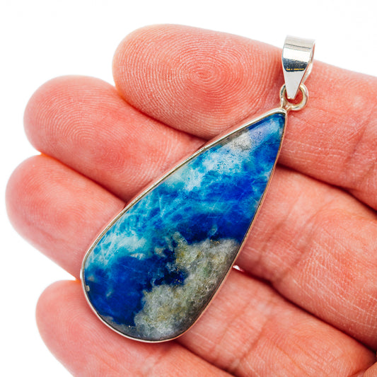 Premium Afghanite Pendant 2 1/8" (.925 Sterling Silver)