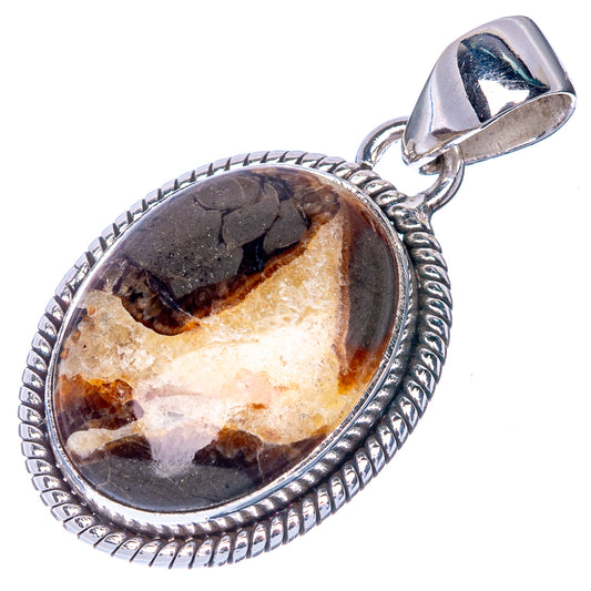 Septarian Pendant 1 3/8" (925 Sterling Silver) P40896