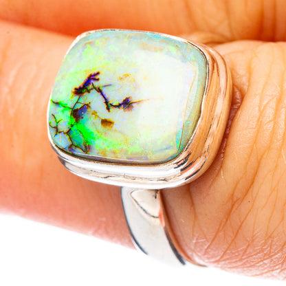 Rare Sterling Opal Ring Size 6.75 (925 Sterling Silver) R4321