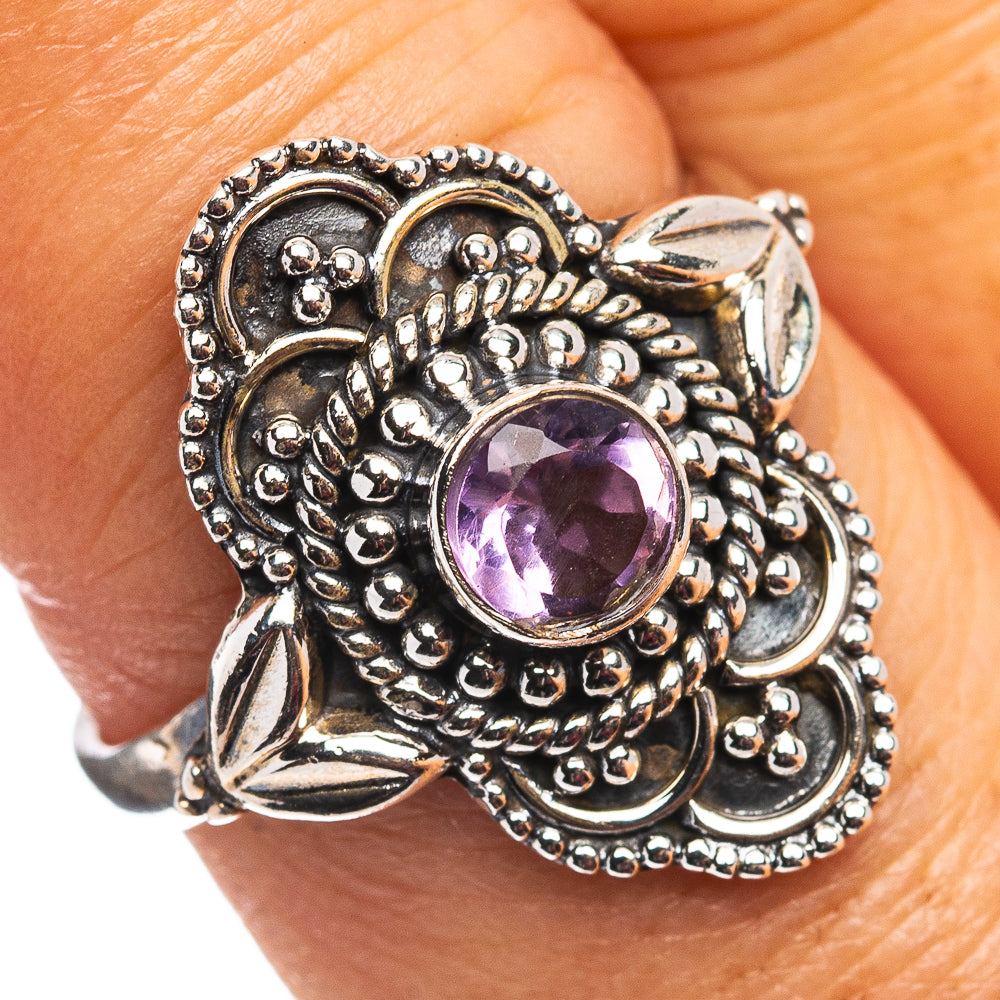 Amethyst Ring Size 8 (.925 Sterling Silver)