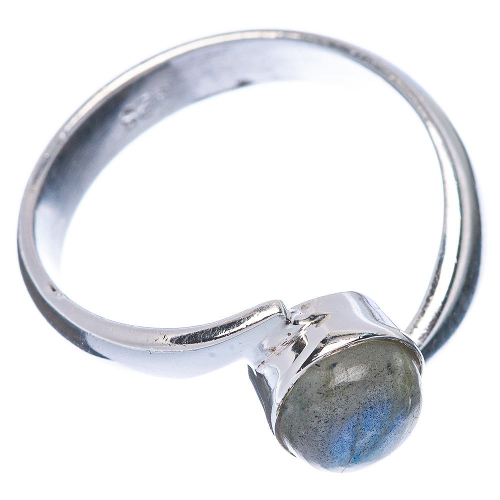 Labradorite Dainty Ring Size 8 (925 Sterling Silver) R145905