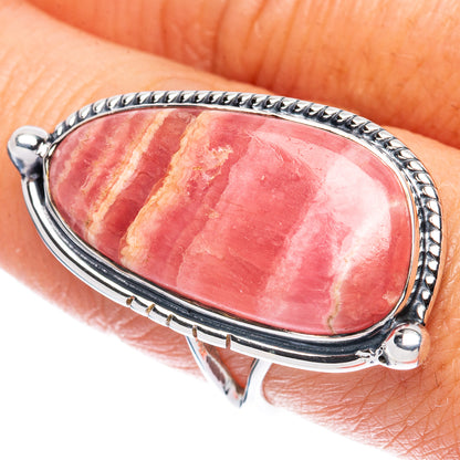 Premium Rhodochrosite Ring Size 8 (925 Sterling Silver) R2611