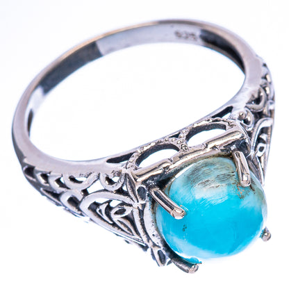 Larimar 925 Sterling Silver Ring Size 9 Ana Co R2537