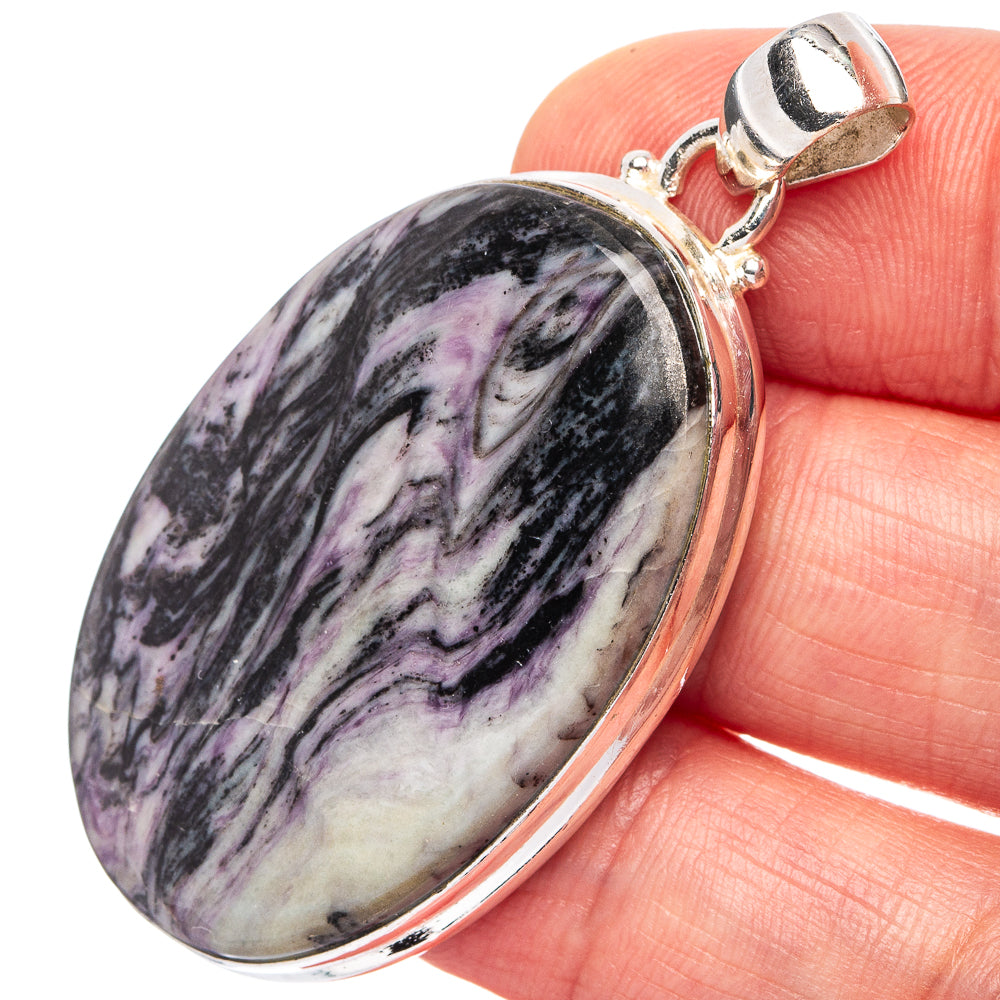 Kammererite Large Pendant 2" (.925 Sterling Silver)