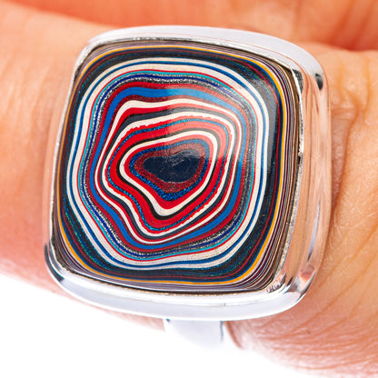 Fordite Ring Size 6 (925 Sterling Silver) R144596