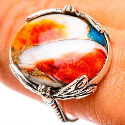 Spiny Oyster Turquoise Ring Size 9.5 (925 Sterling Silver) RING138735