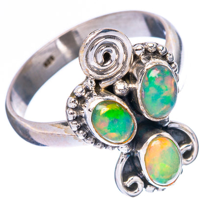 Rare Ethiopian Opal Ring Size 8.25 (925 Sterling Silver) R4369