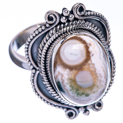 Ocean Jasper Ring Size 9.75 (925 Sterling Silver) R144595