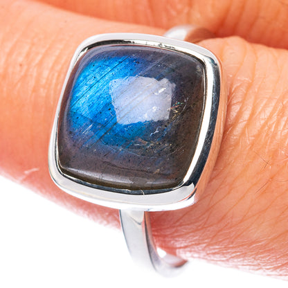 Premium Labradorite 925 Sterling Silver Ring Size 9 (925 Sterling Silver) R2672