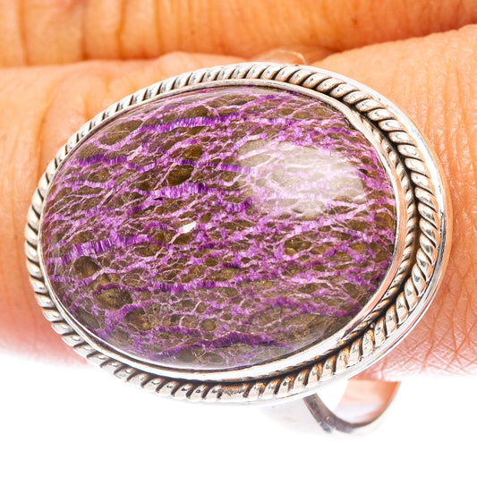 Purpurite Ring Size 11.25 (925 Sterling Silver) R6912